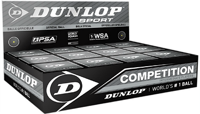 Dunlop single dot squash balls